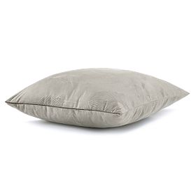 Dekoratív párnahuzat PEACOCK cappuccino színben, dombornyomott állatmintával, glamour stílusban