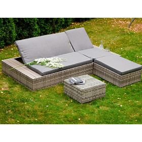 DIABOLICO többfunkciós technorattan ágy