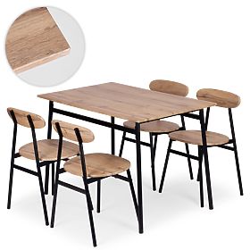 Étkező- és konyhabútor szett asztal + 4 szék OSLO ModernHome