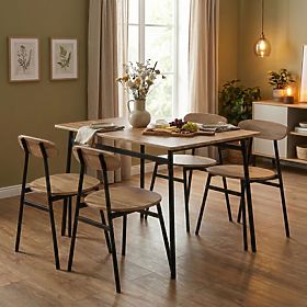 Étkező- és konyhabútor szett asztal + 4 szék OSLO ModernHome