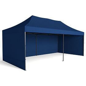 Expressz kereskedelmi pavilon - 3x6 m - kék