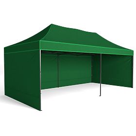 Expressz kereskedelmi pavilon - 3x6 m - zöld