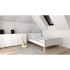 Fa ágy Ikar 200 x 90 cm - fehér