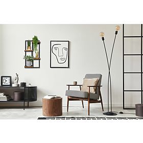 Fekete Hagart Rustic függő virágtartó öreg tölgy