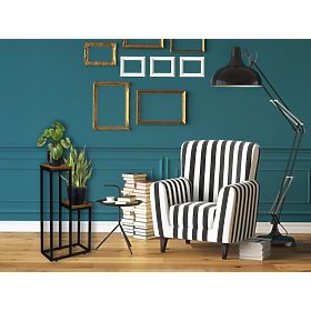 Fekete virágtartó Hazel Rustic antik tölgy
