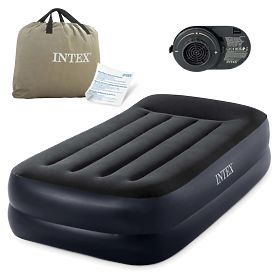 Felfújható matrac egy személy részére 191x99x42 cm beépített elektromos pumpával INTEX 64122 ágy