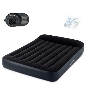 Felfújható matrac pumpával velúr ágy Intex 64150ND, INTEX