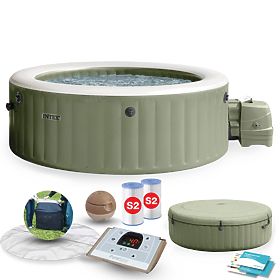 Felfújható SPA medence hidromasszázzsal 6 személy részére 216x71 cm prémium kiegészítők INTEX 28428N, INTEX