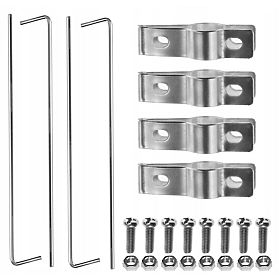 Fém pergola ív fekete 240 cm