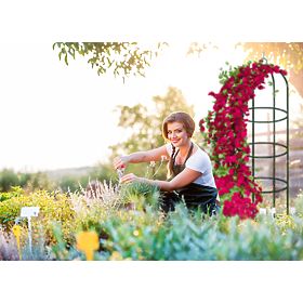 Fém pergola oszlop sötétzöld 190 cm