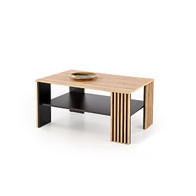 FEMINA dohányzóasztal artisan tölgy/fekete