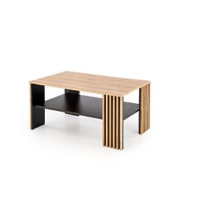 FEMINA dohányzóasztal artisan tölgy/fekete