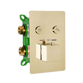 FENIX DAVIS Zuhanyszett termosztáttal, arany + BOX