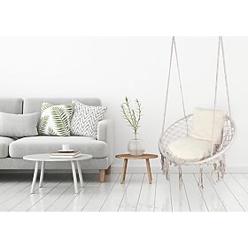 Függőszék Gólyafészek TOGO krém színű párnákkal