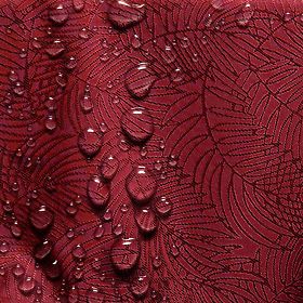 GAIA asztalterítő bordó színben, növényi dombormintával 30x160 ameliahome