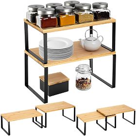 GINGER bambusz polcok szettje, 2 darab, Halmar