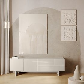 Glim TV szekrény, kasmír, fényes