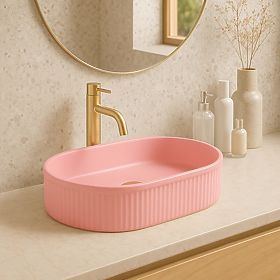 Időtlen Rea Vanda Bubble Gum Matt mosdókagyló