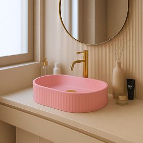Időtlen Rea Vanda Bubble Gum Matt mosdókagyló
