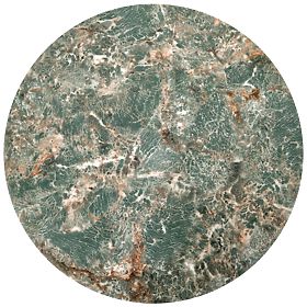 INES 2 asztal szett, zöld márvány / fekete (1p=1készlet)