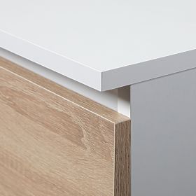 IRODAI POLC R 80 cm CLP R11 PK FEHÉR / SONOMA
