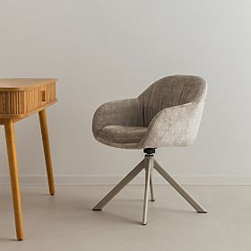 Kairo forgószék, bézs, lectus