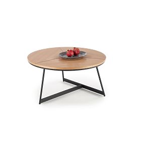 KARIDA dohányzóasztal természetes tölgy/fekete (1p=1db)