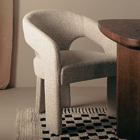 Kárpitozott Nuria szék bézs-krém színben, lectus