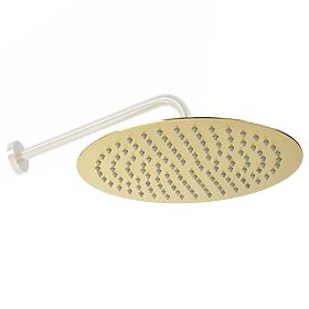 Kerek zuhanyfej Rea 25 cm Arany