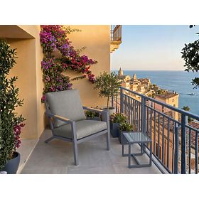 Kerti alumínium szék MISTERIOSO kényelmes ülés