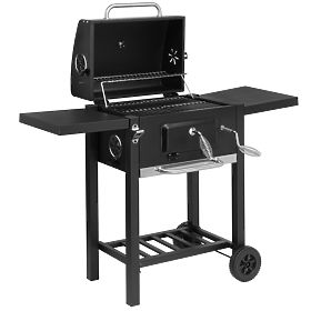 Kerti szén grill CARBON fekete