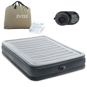 Kétszemélyes felfújható matrac automata pumpával - 191x137 cm INTEX 67768, INTEX