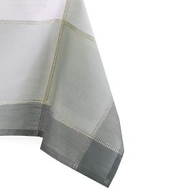 LAVAL asztalterítő fehér színben, sima klasszikus minta, 30x160 ameliahome