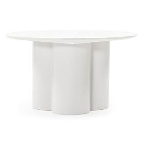 Lazaro dohányzóasztal 80 cm, kerek, szürke-bézs