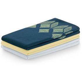 LETTY konyhai törölköző sárga szín nyomtatott minta modern stílus klasszikus 50x70 ameliahome