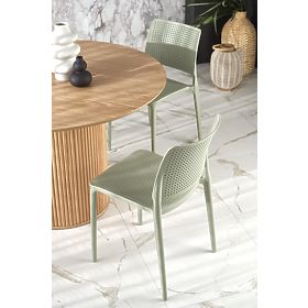 LOPEZ kerek asztal, természetes tölgy (2p=1db), Halmar