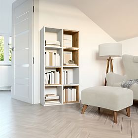 Malax 2X4 FEHÉR Polc