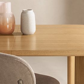 Marbella kihúzható asztal 160-200 cm, téglalap alakú, természetes, lectus