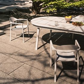 Marinelli kerti szék, alumínium, fehér/zöld