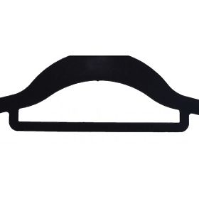 Maxi velúr fogas szett 10 db - fekete