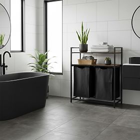 MIRUN 2 rekeszes szennyestartó polcokkal