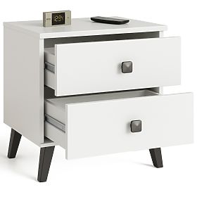 MOBI K-02 FEKETE FEHÉR KOMÓD