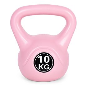 ModernHome rózsaszín 10 kg-os kettlebell edzéshez