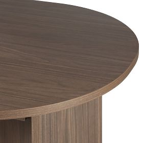 Mou 140-200 cm-es kihúzható asztal, Lincoln dió, ovális lap