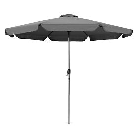 Nagy kerti napernyő 3m ferde kurblival szürke