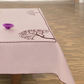 OLD COLLECTIONS bézs színű asztalterítő hímzett növényi motívummal 30x45 decor tephani