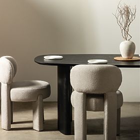 Oriento étkezőasztal 200 cm, ovális, kőris furnér, lectus