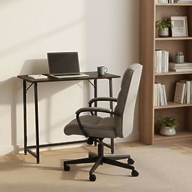 Összecsukható számítógépasztal 80x45 cm laptopasztal fekete ModernHome