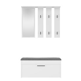 Parma PARMA FEHÉR ruhásszekrény