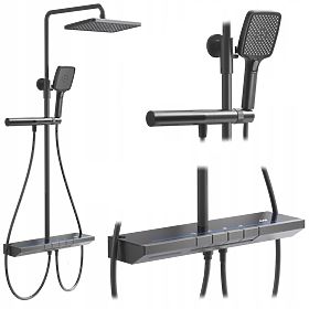 REA Pedro Titan termosztátos zuhanykészlet